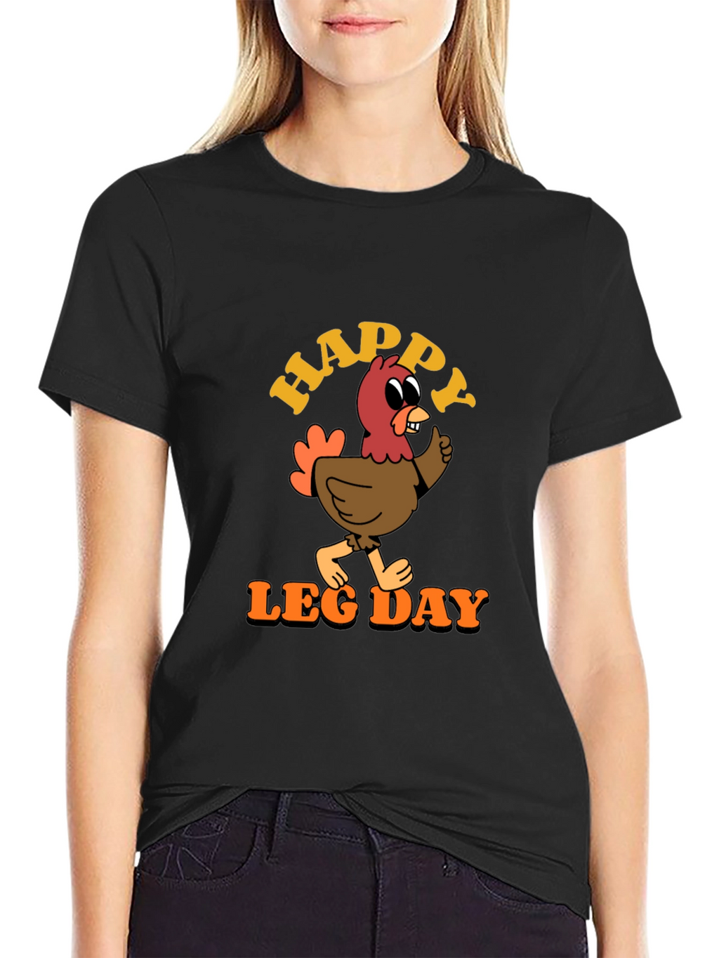 Funny Thanksgiving Turkey Leg Day Graphic T-Shirt