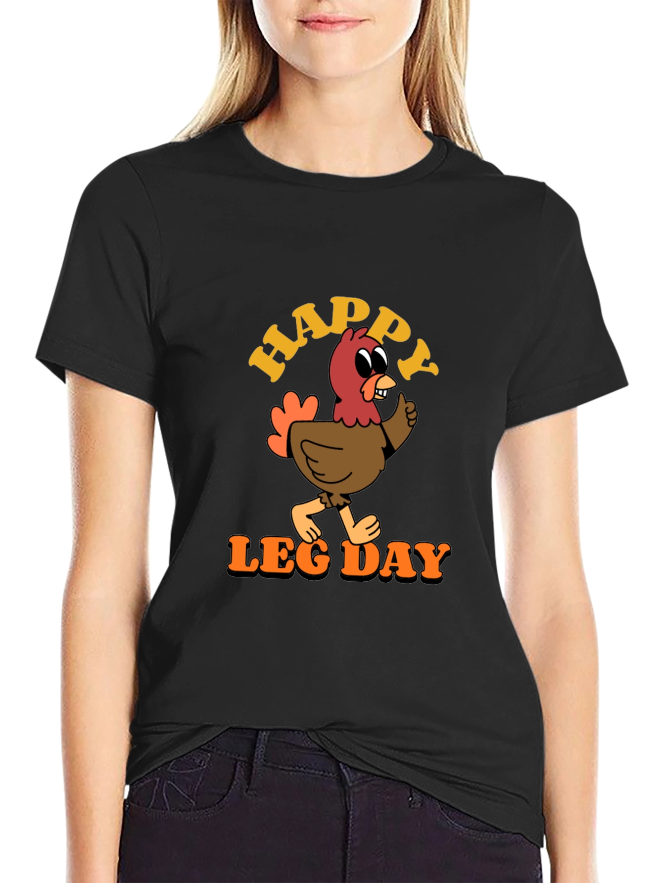 Funny Thanksgiving Turkey Leg Day Graphic T-Shirt