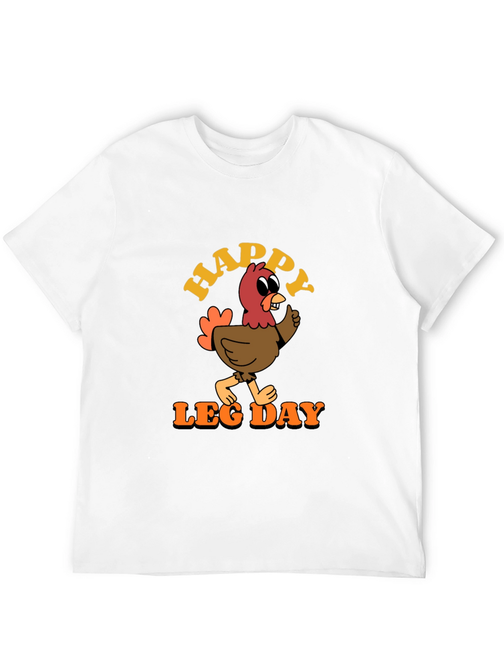Funny Thanksgiving Turkey Leg Day Graphic T-Shirt