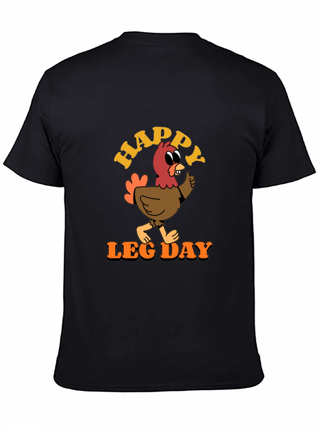 Funny Thanksgiving Turkey Leg Day Graphic T-Shirt