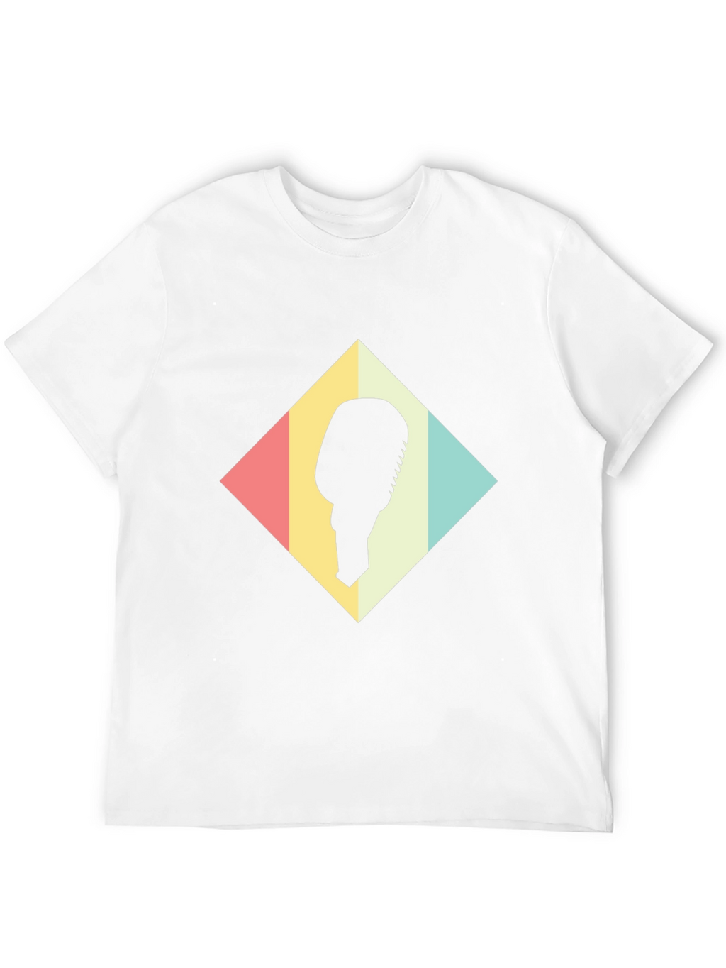 Retro Microphone Graphic Tee - Black