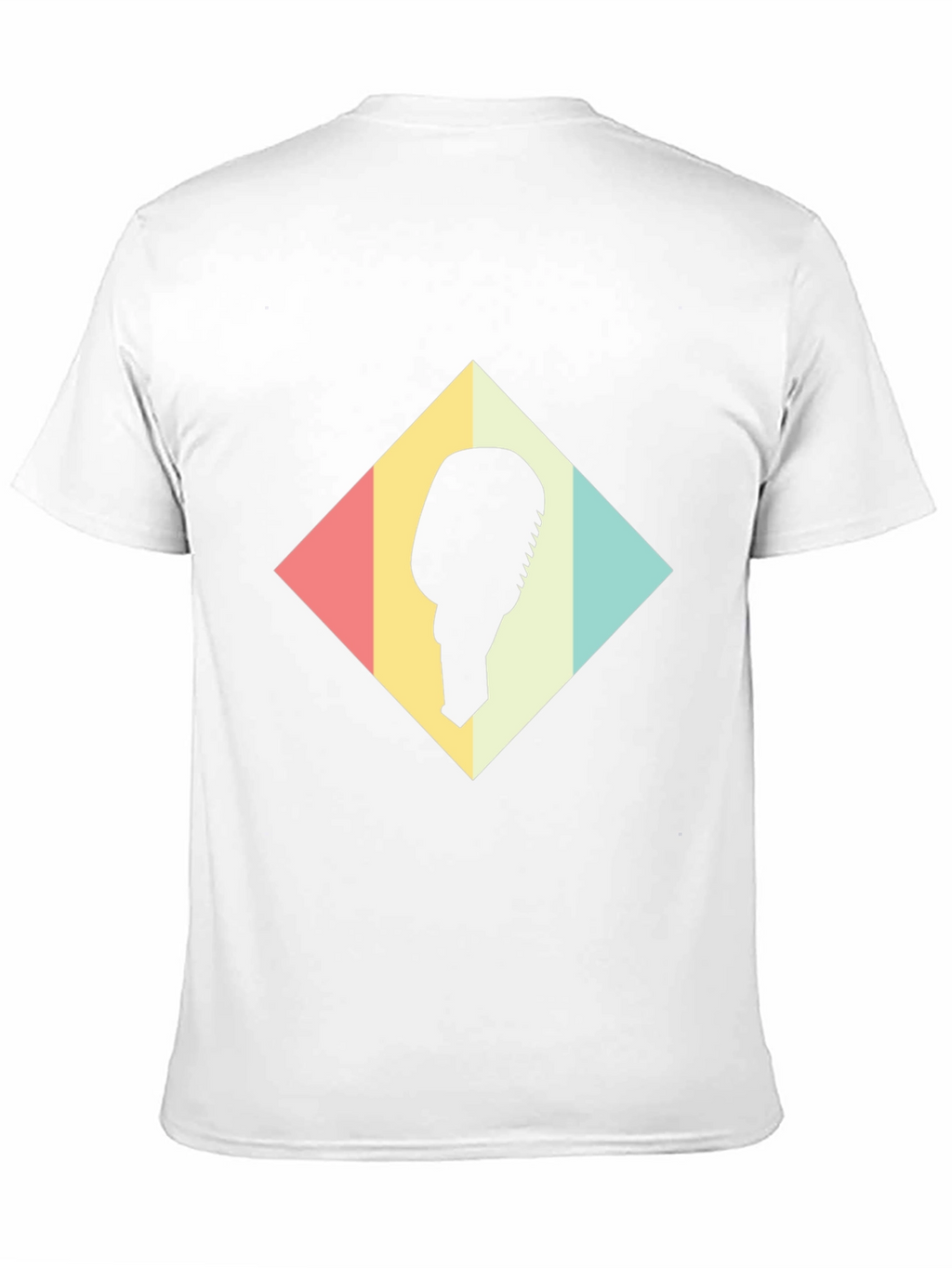 Retro Microphone Graphic Tee - Black
