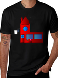 Geometric House Graphic Tee