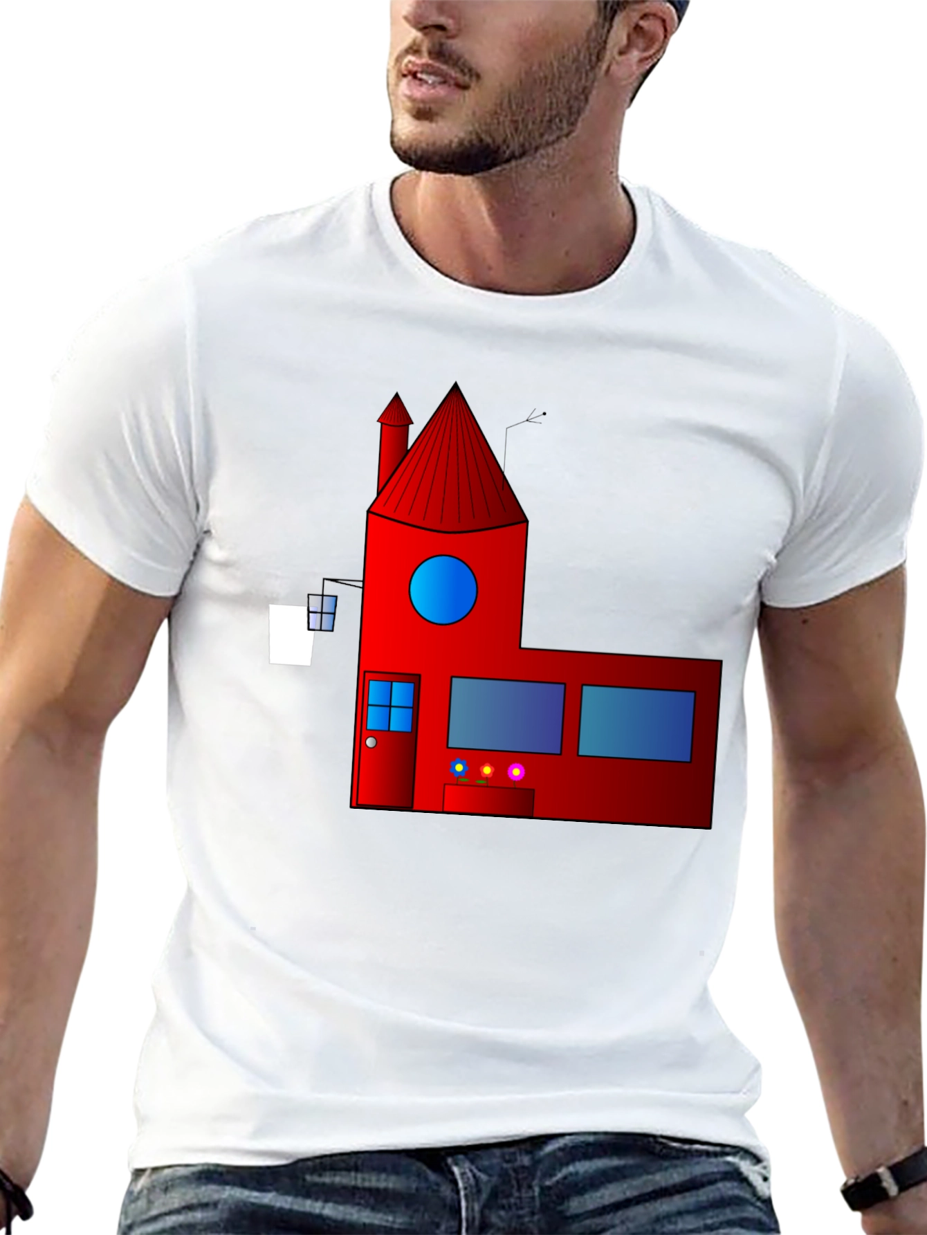 Geometric House Graphic Tee