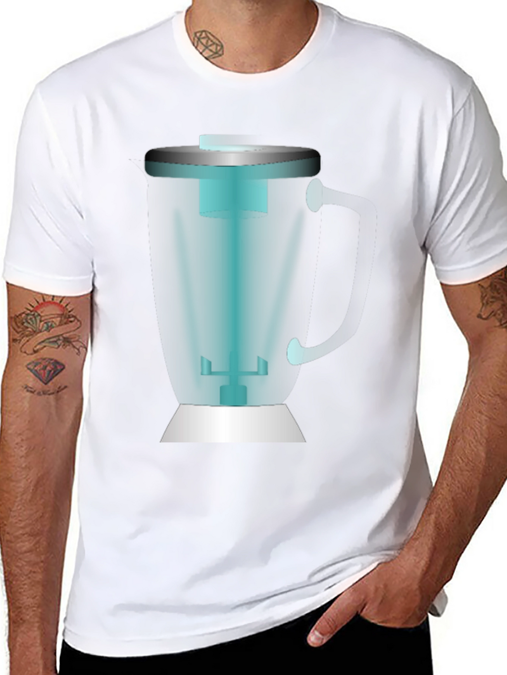 Blender Graphic Black T-Shirt