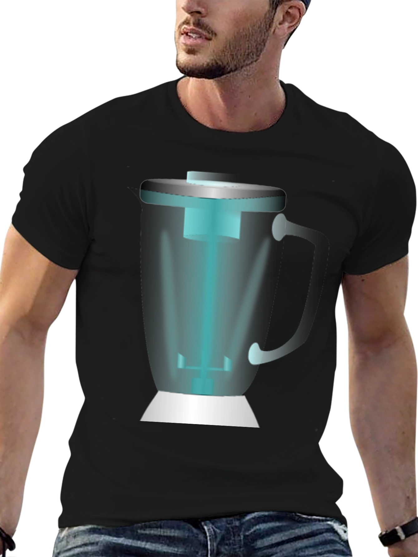Blender Graphic Black T-Shirt