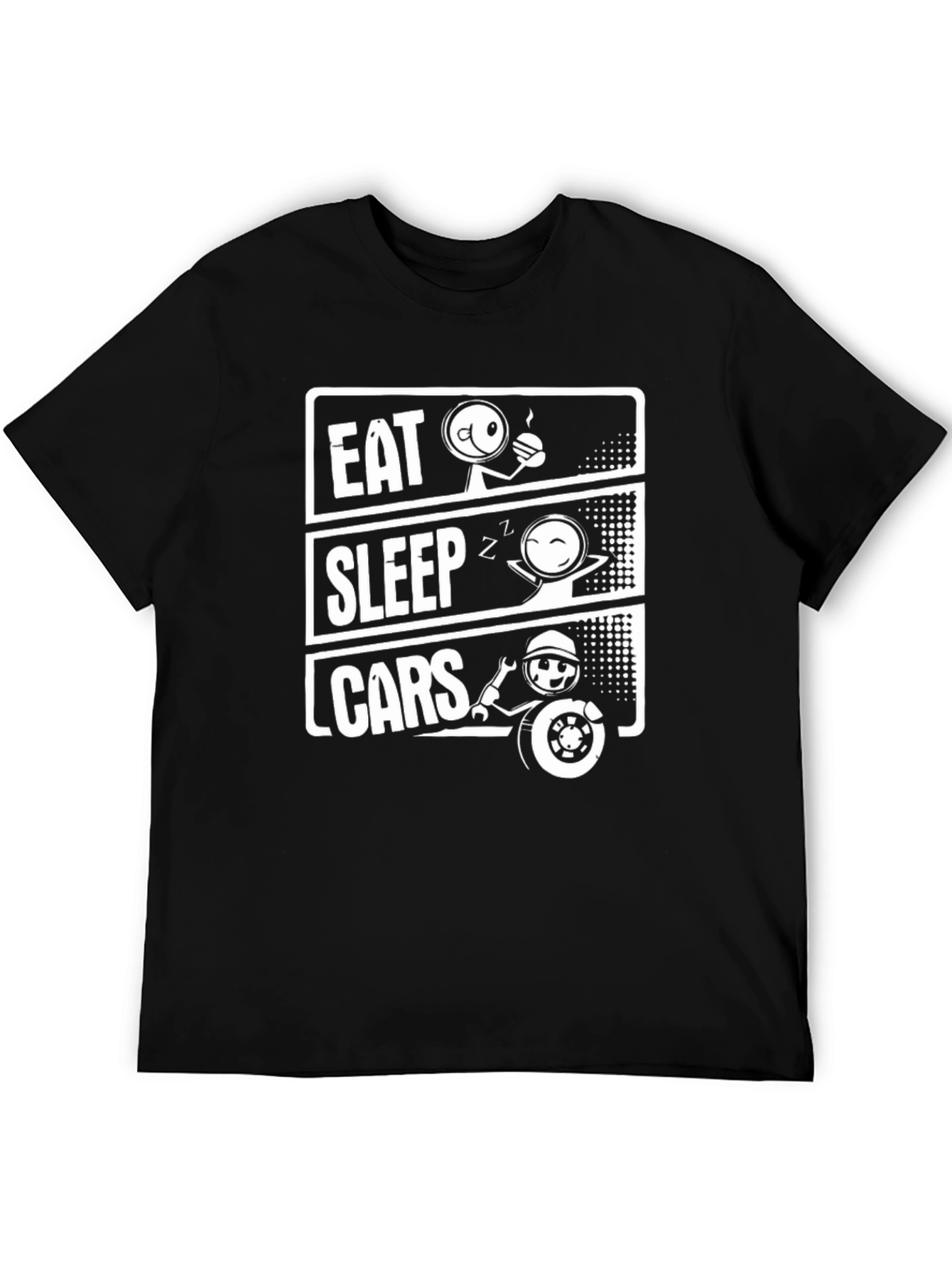Eat Sleep Cars Funny Mechanic T-Shirt