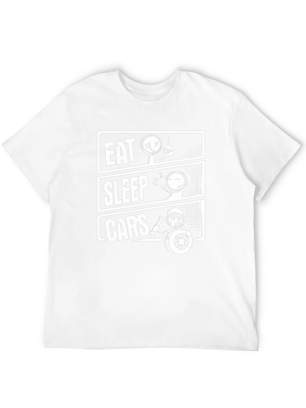 Eat Sleep Cars Funny Mechanic T-Shirt