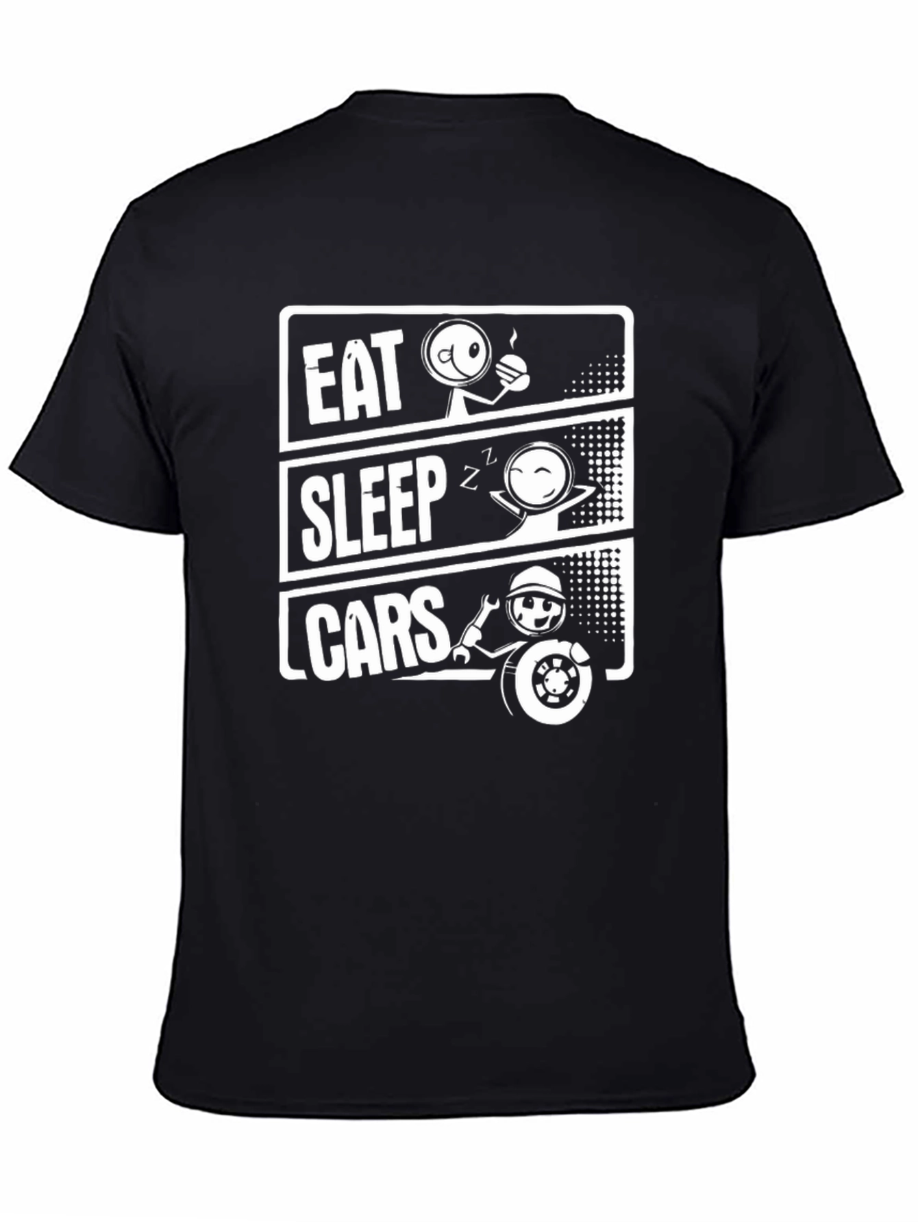 Eat Sleep Cars Funny Mechanic T-Shirt