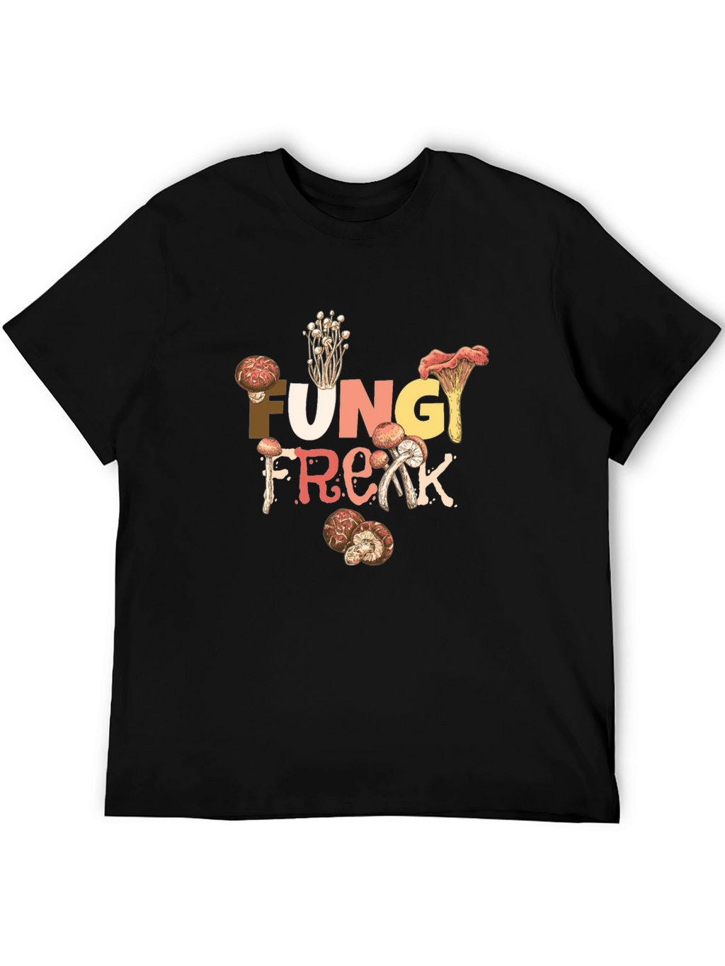 Fungi Freak Graphic Tee - Unique Mushroom Lovers Shirt