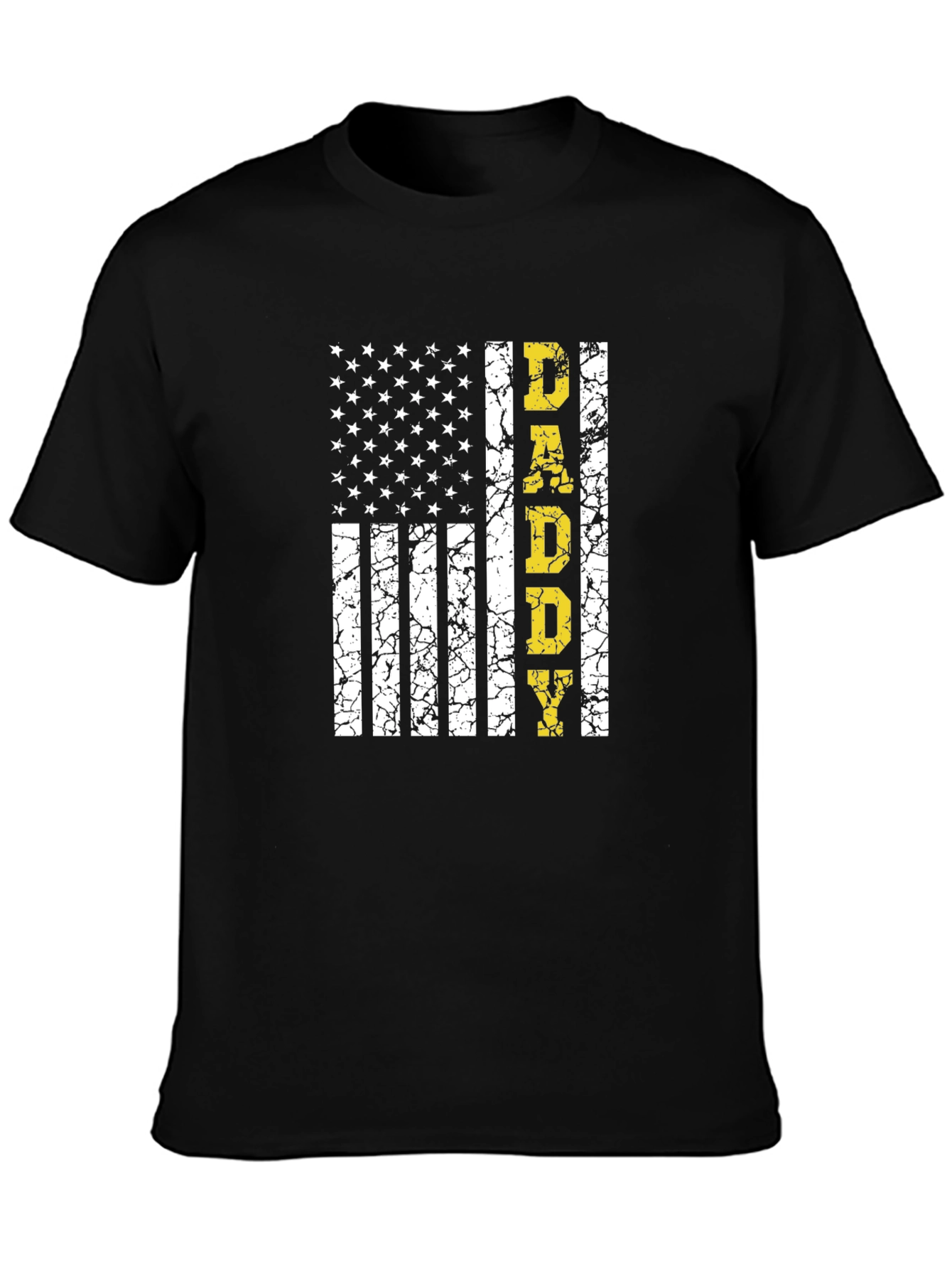 Daddy American Flag Graphic T-Shirt