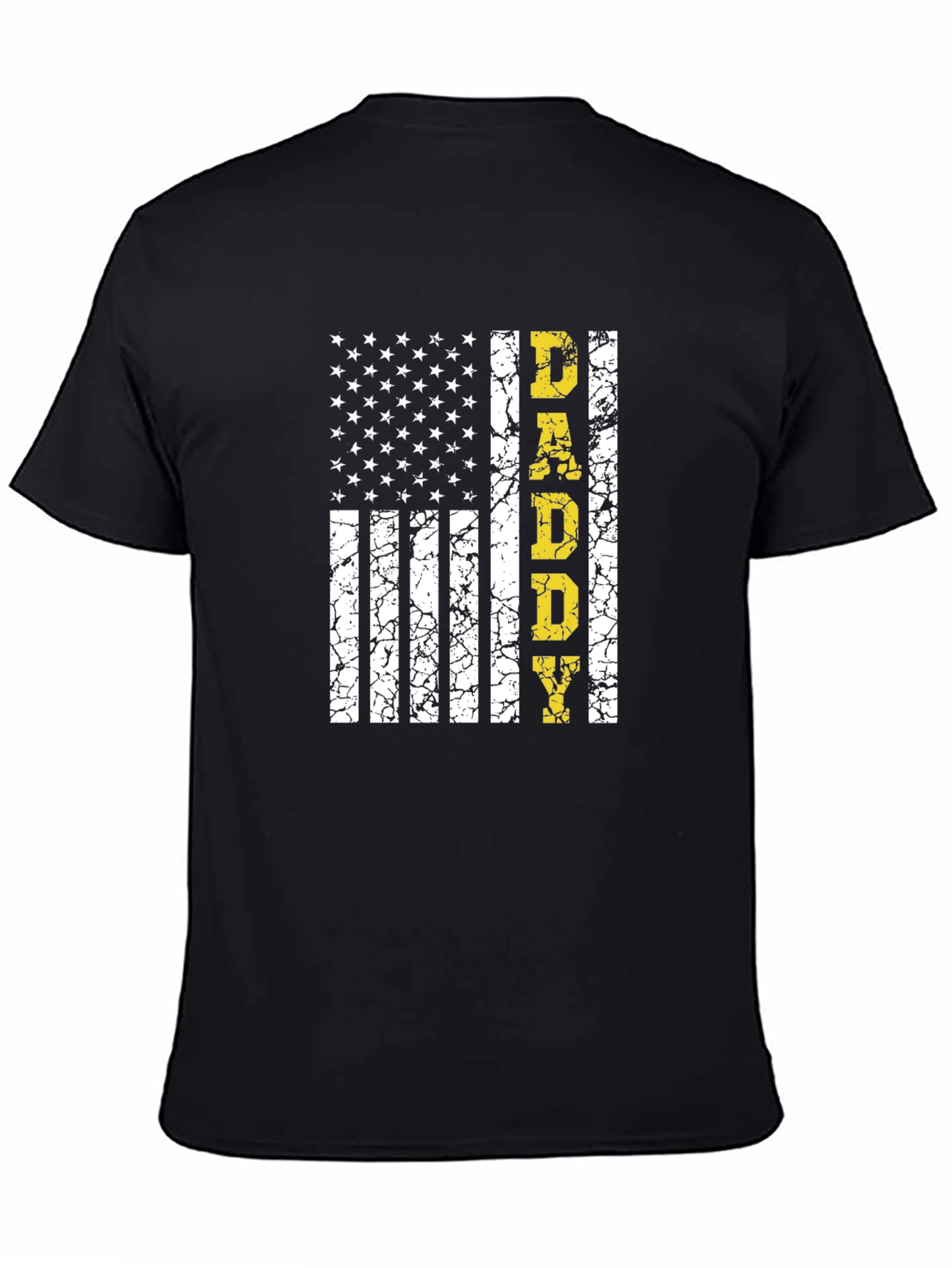 Daddy American Flag Graphic T-Shirt