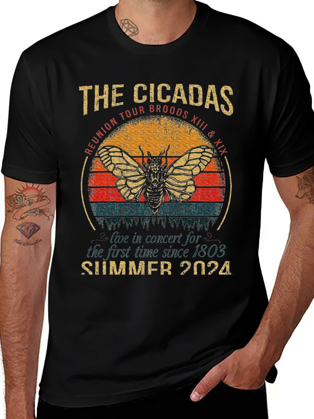 Cicadas Reunion Tour 2024 T-Shirt