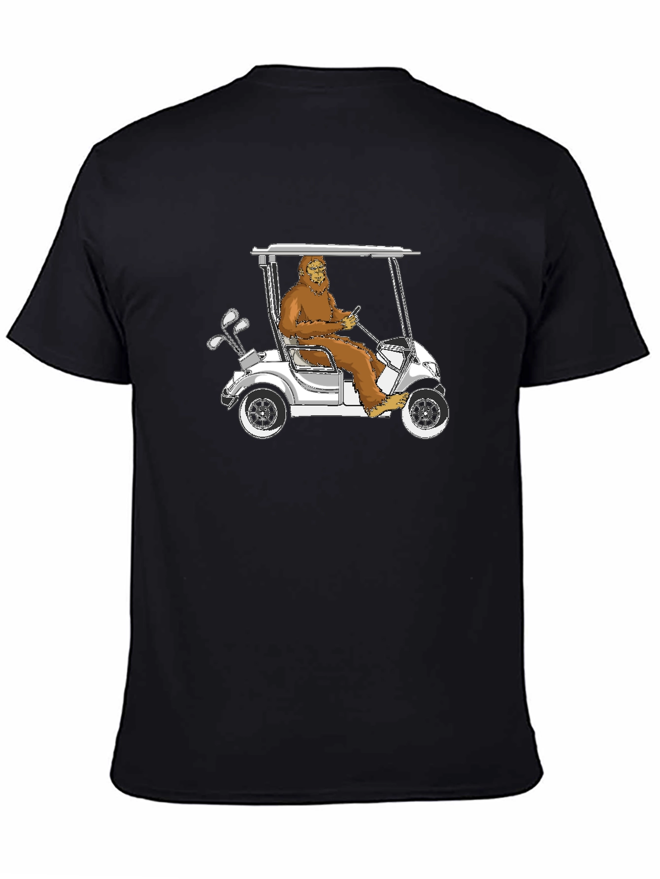 Bigfoot Golfing T-Shirt - Hilarious Sasquatch Tee
