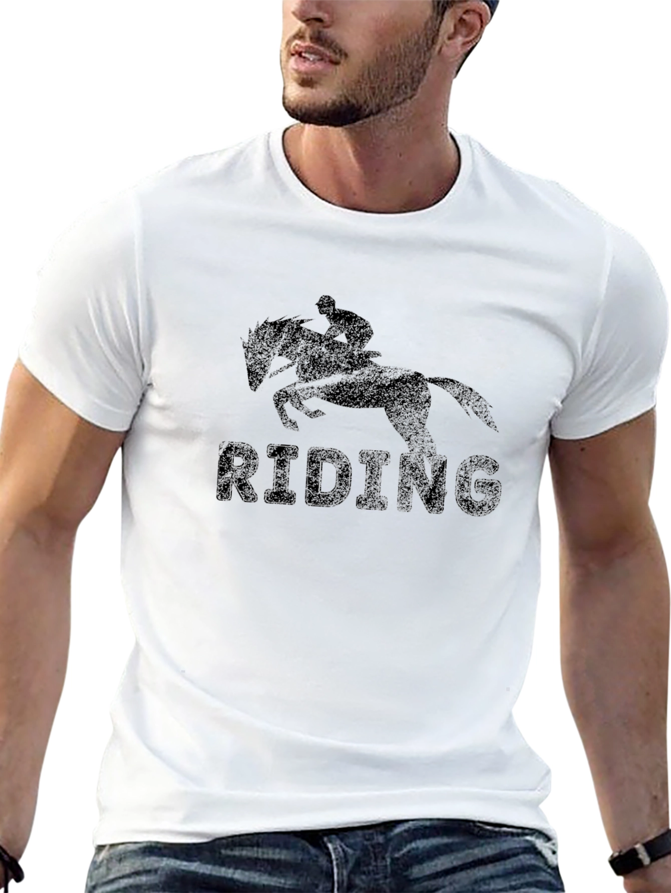 Riding Horse Graphic Tee