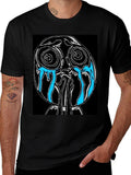 Crying Cartoon Character Graphic Tee