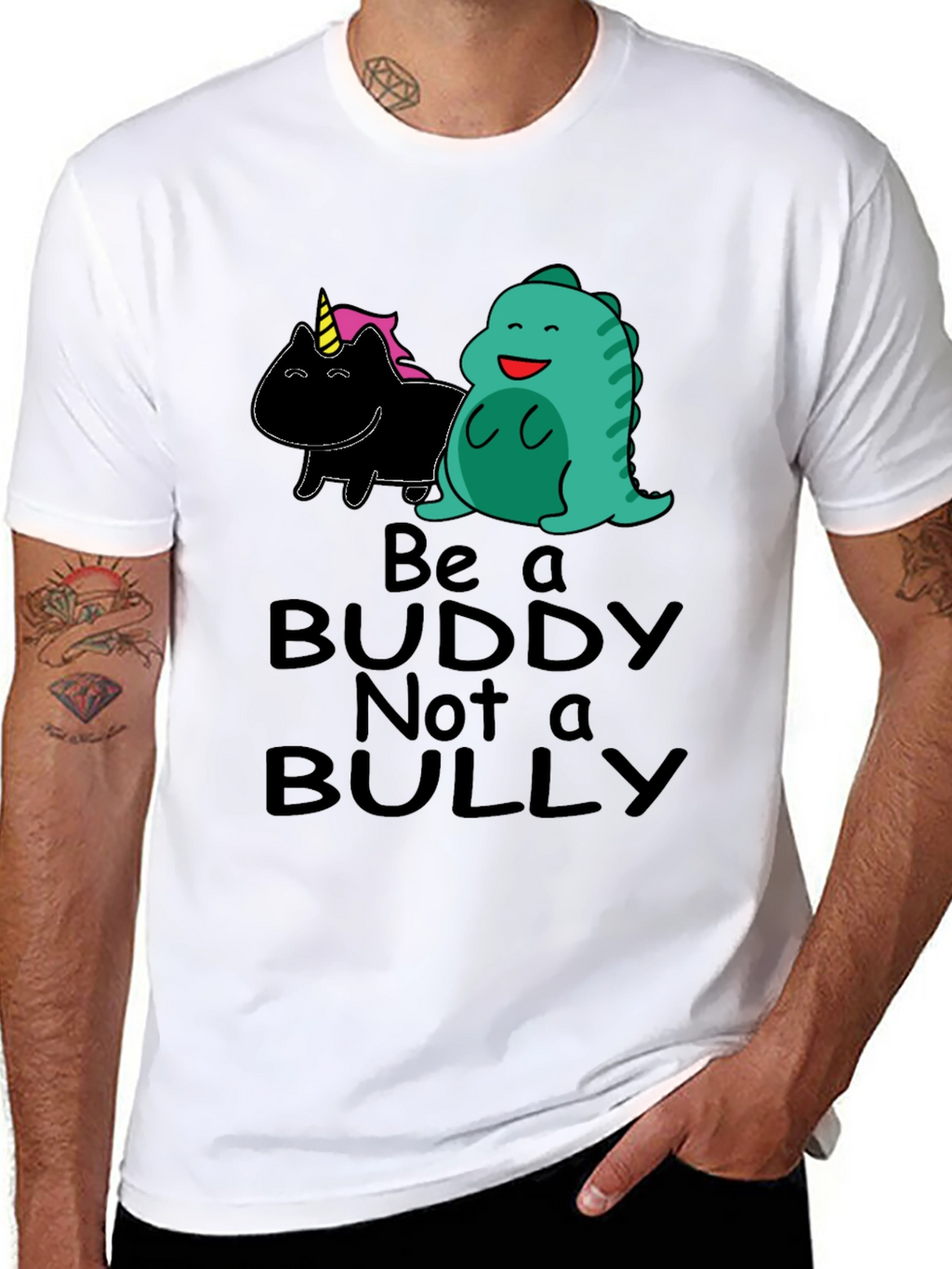 Be a Buddy Not a Bully Graphic Tee