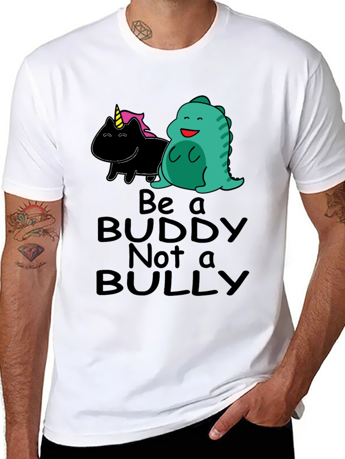 Be a Buddy Not a Bully Graphic Tee