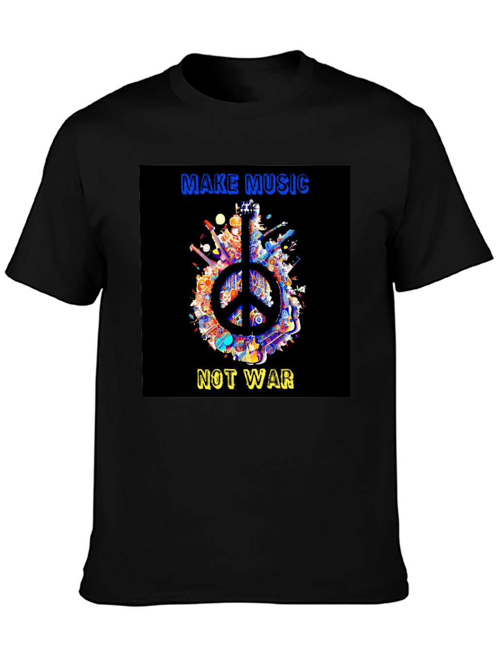 Make Music Not War Peace T-Shirt