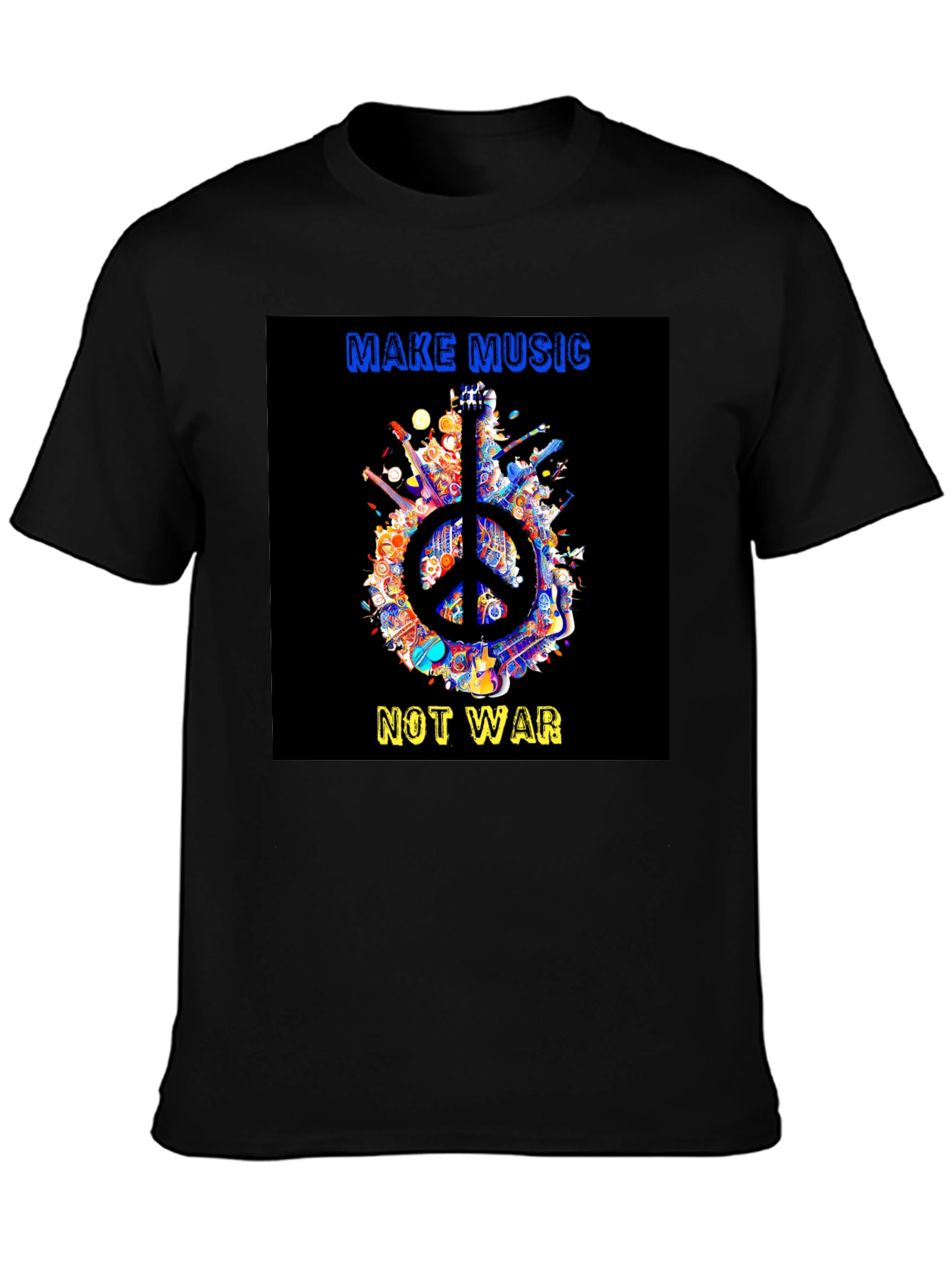 Make Music Not War Peace T-Shirt