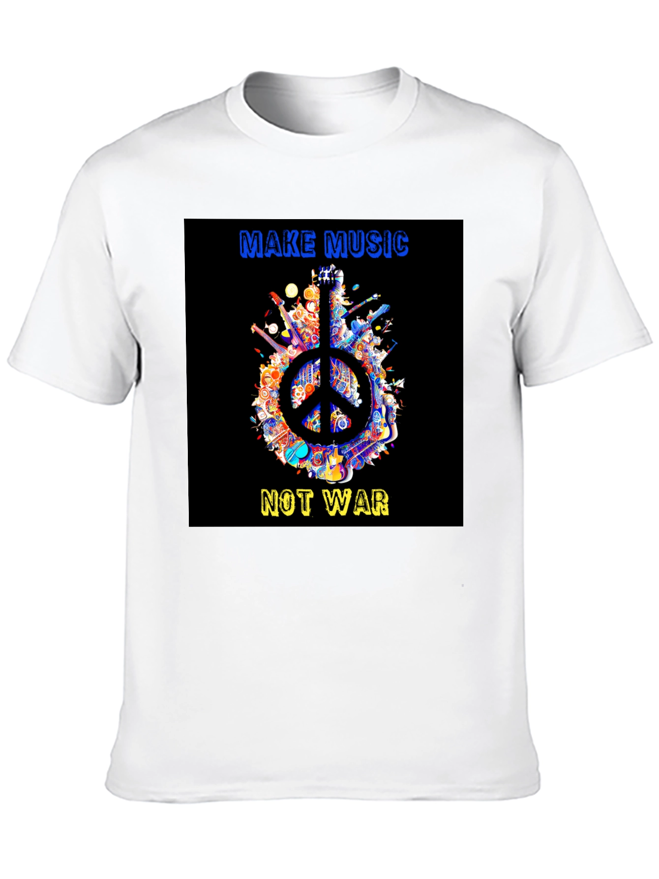 Make Music Not War Peace T-Shirt