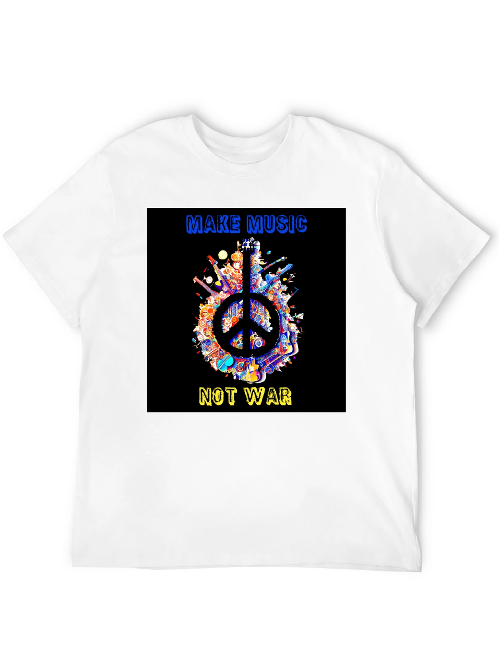 Make Music Not War Peace T-Shirt