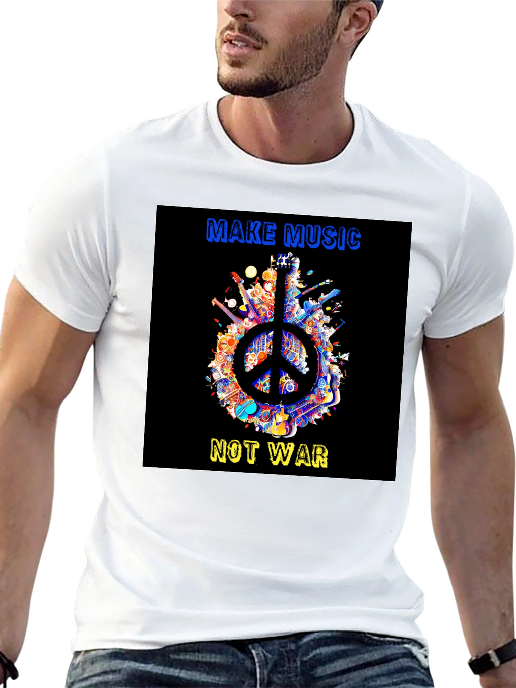 Make Music Not War Peace T-Shirt