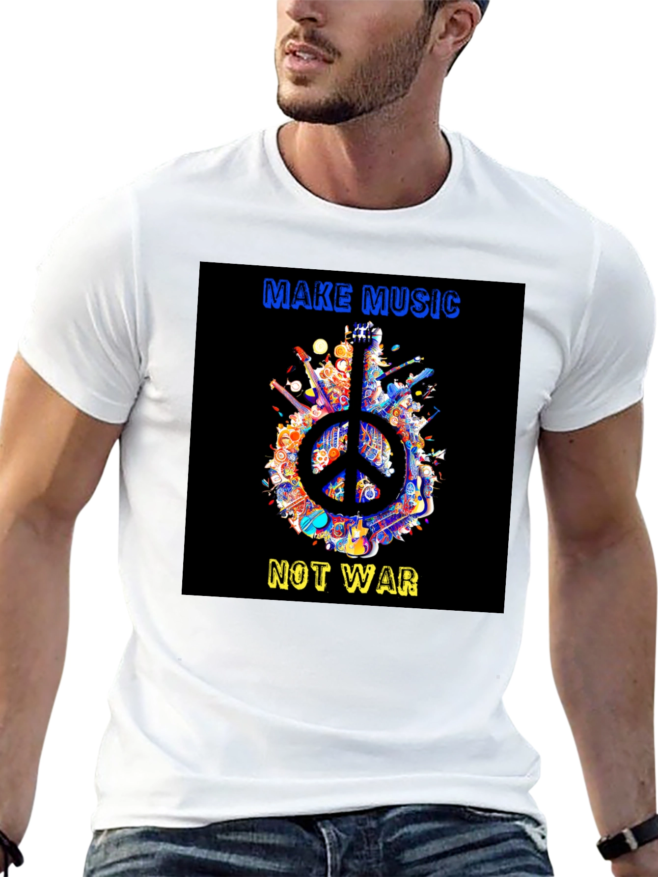 Make Music Not War Peace T-Shirt