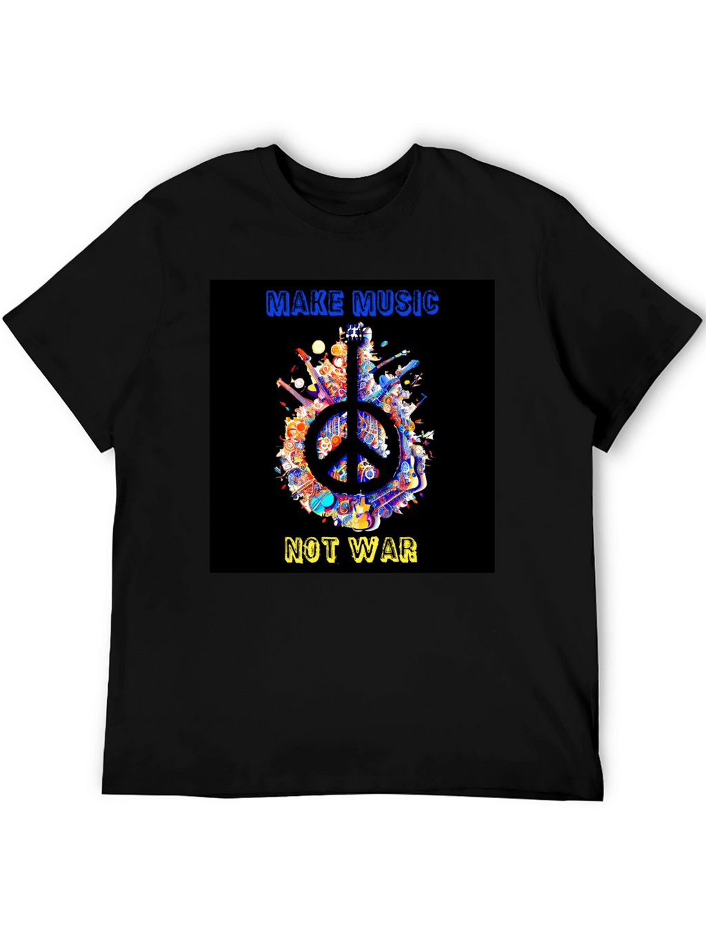 Make Music Not War Peace T-Shirt