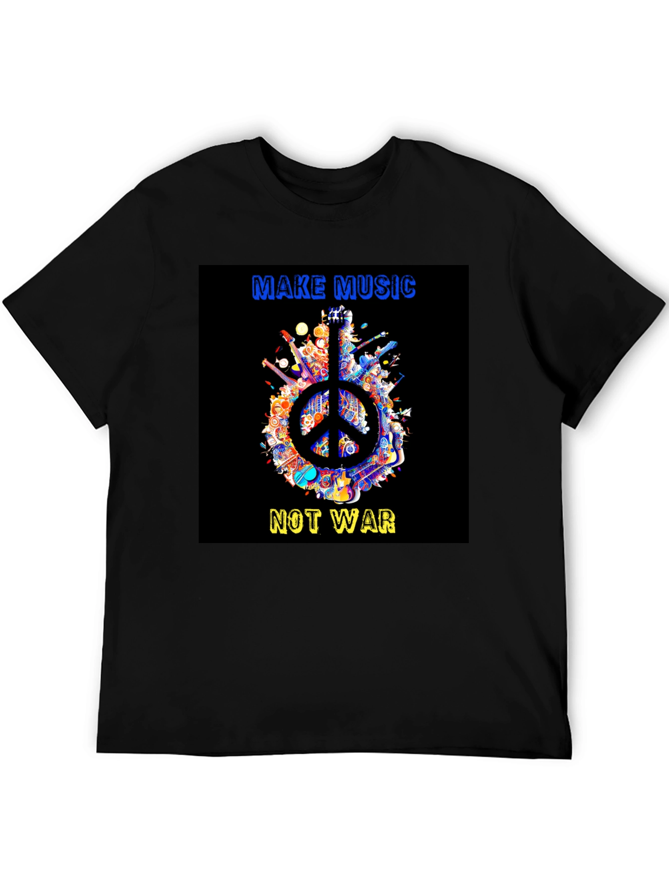 Make Music Not War Peace T-Shirt