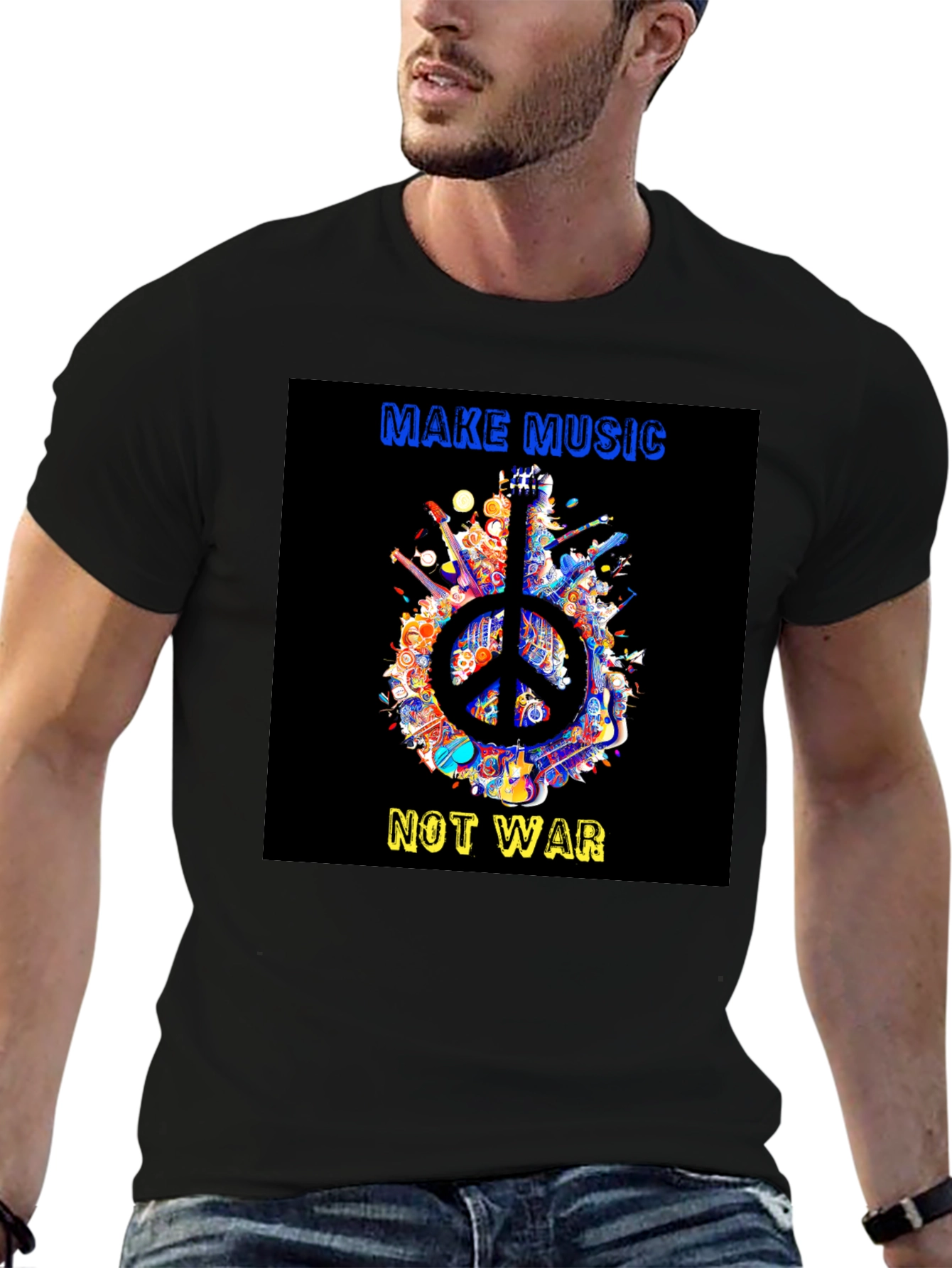Make Music Not War Peace T-Shirt