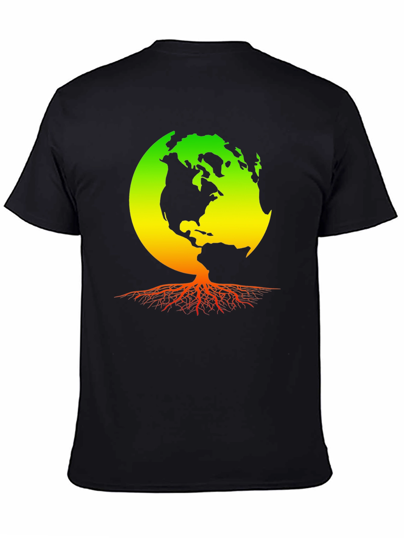 Earth Roots T-Shirt - Rastafarian World Design