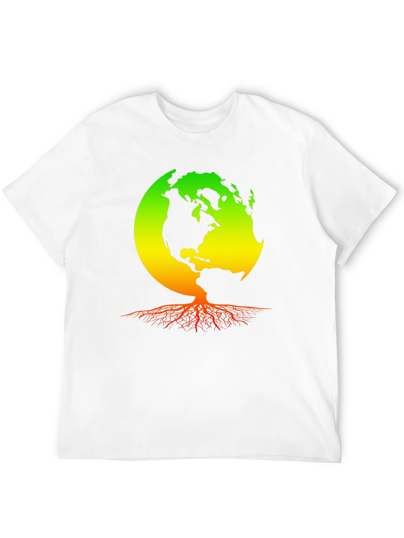 Earth Roots T-Shirt - Rastafarian World Design