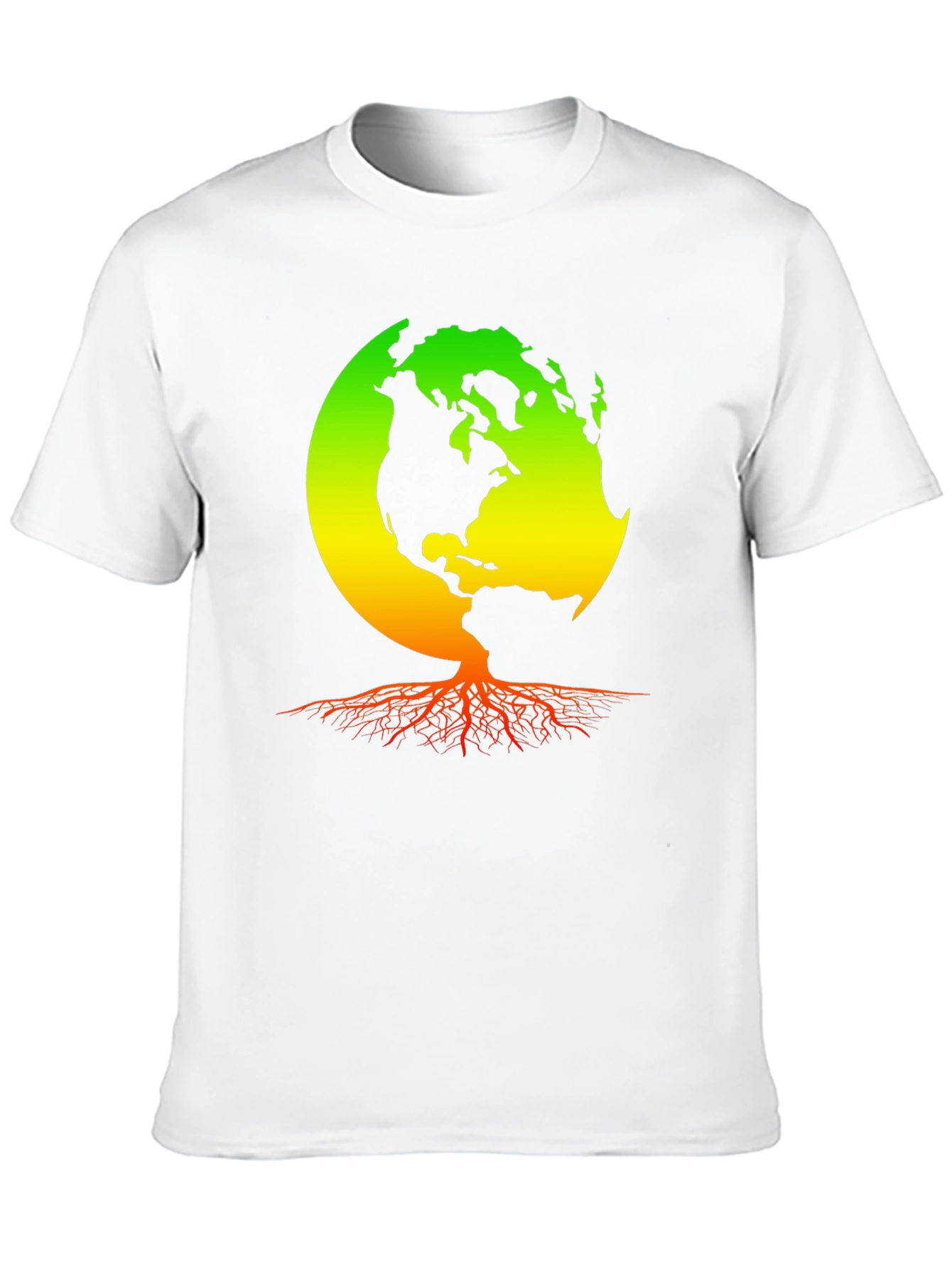 Earth Roots T-Shirt - Rastafarian World Design