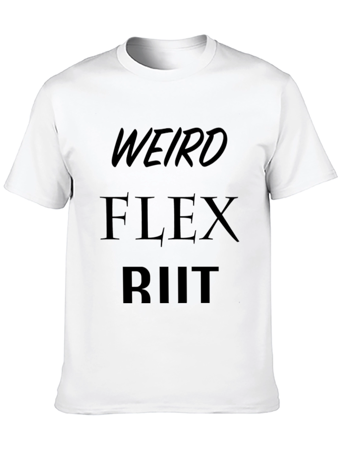 Weird Flex Riit Black Graphic Tee