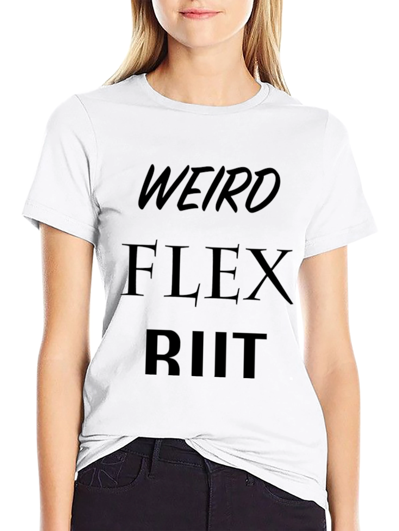 Weird Flex Riit Black Graphic Tee