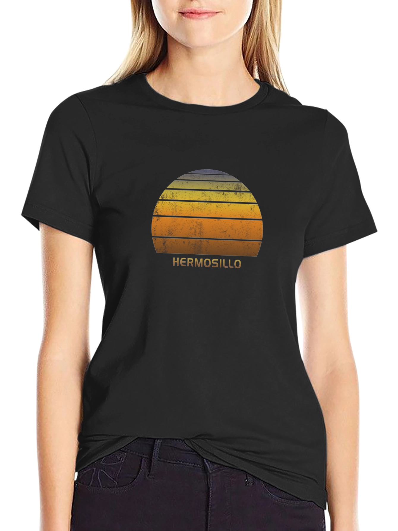 Hermosillo Sunset T-Shirt - Retro Graphic Tee
