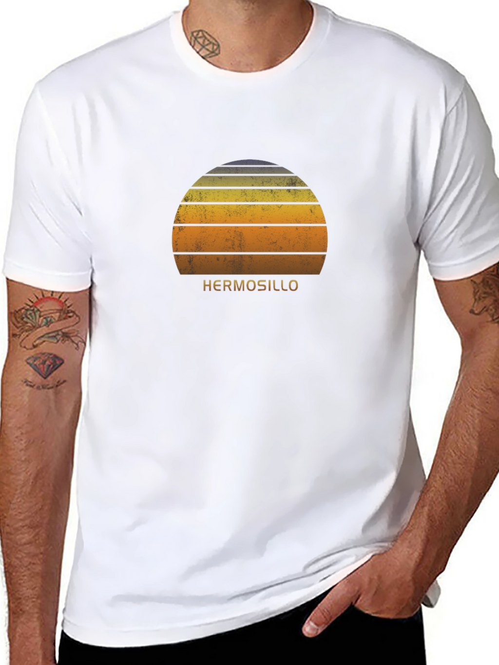 Hermosillo Sunset T-Shirt - Retro Graphic Tee