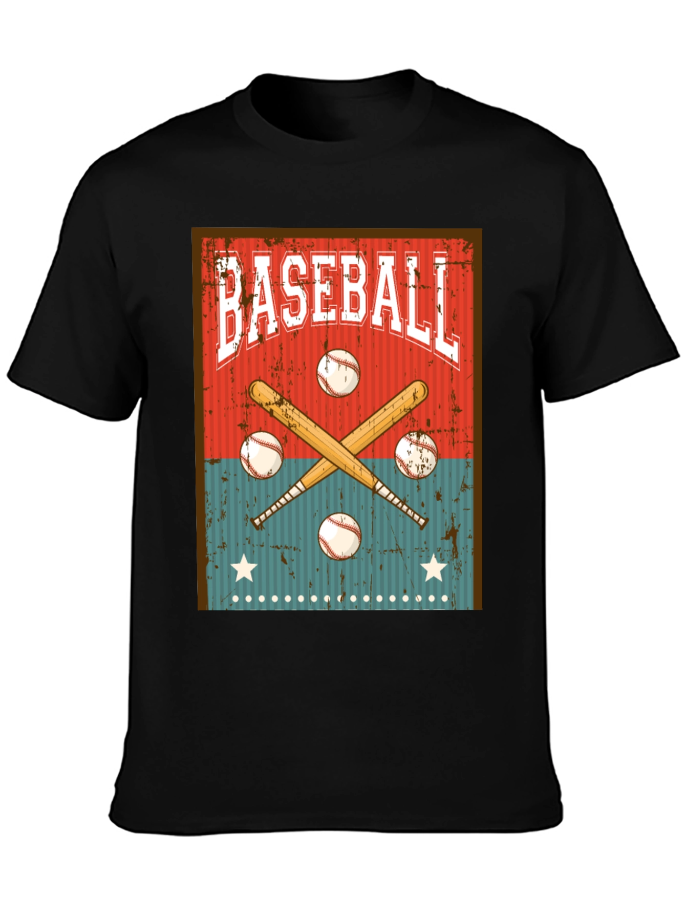 Vintage Baseball Graphic Tee - Classic Style