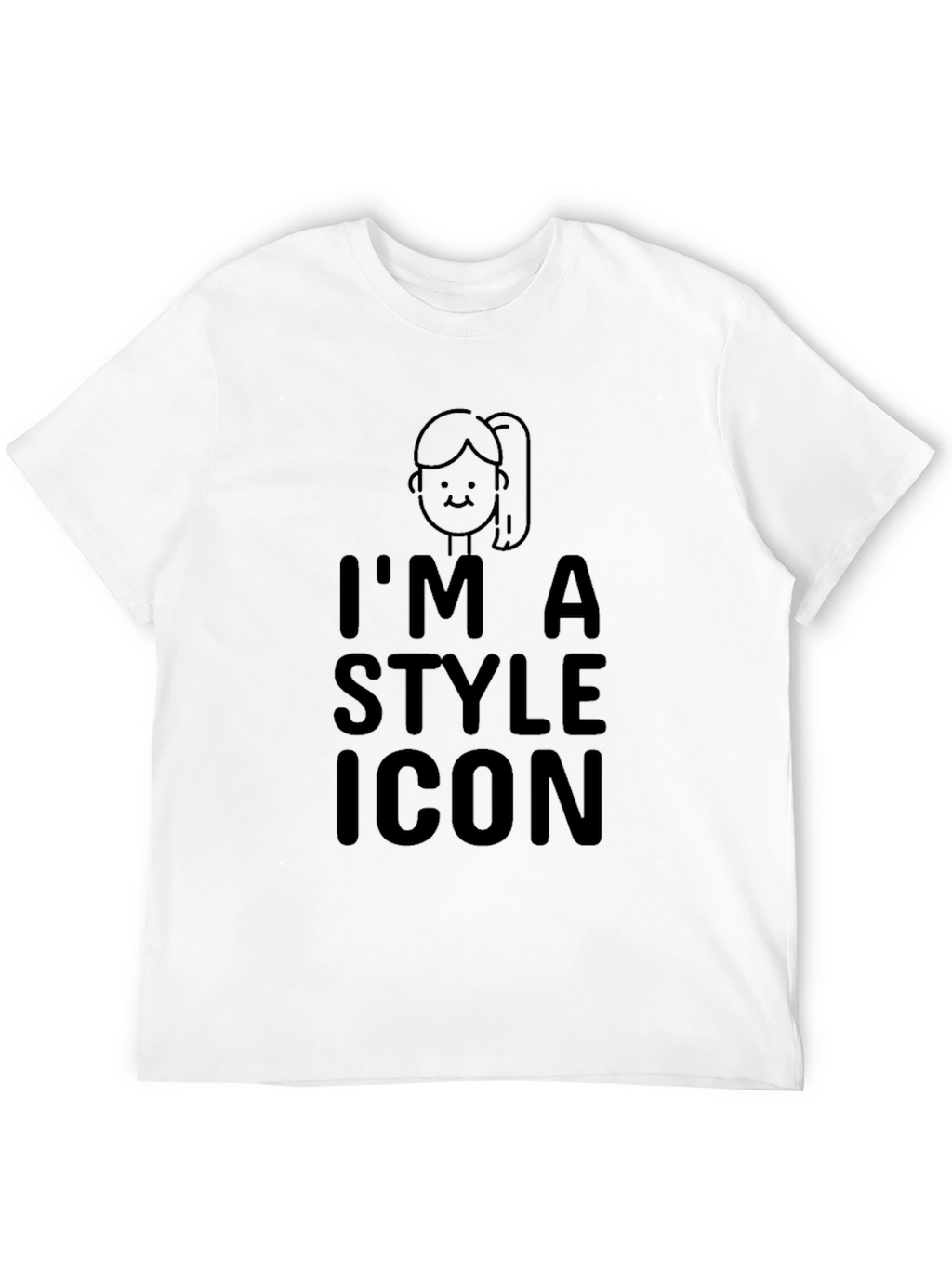 Im A Style Icon Black T-Shirt