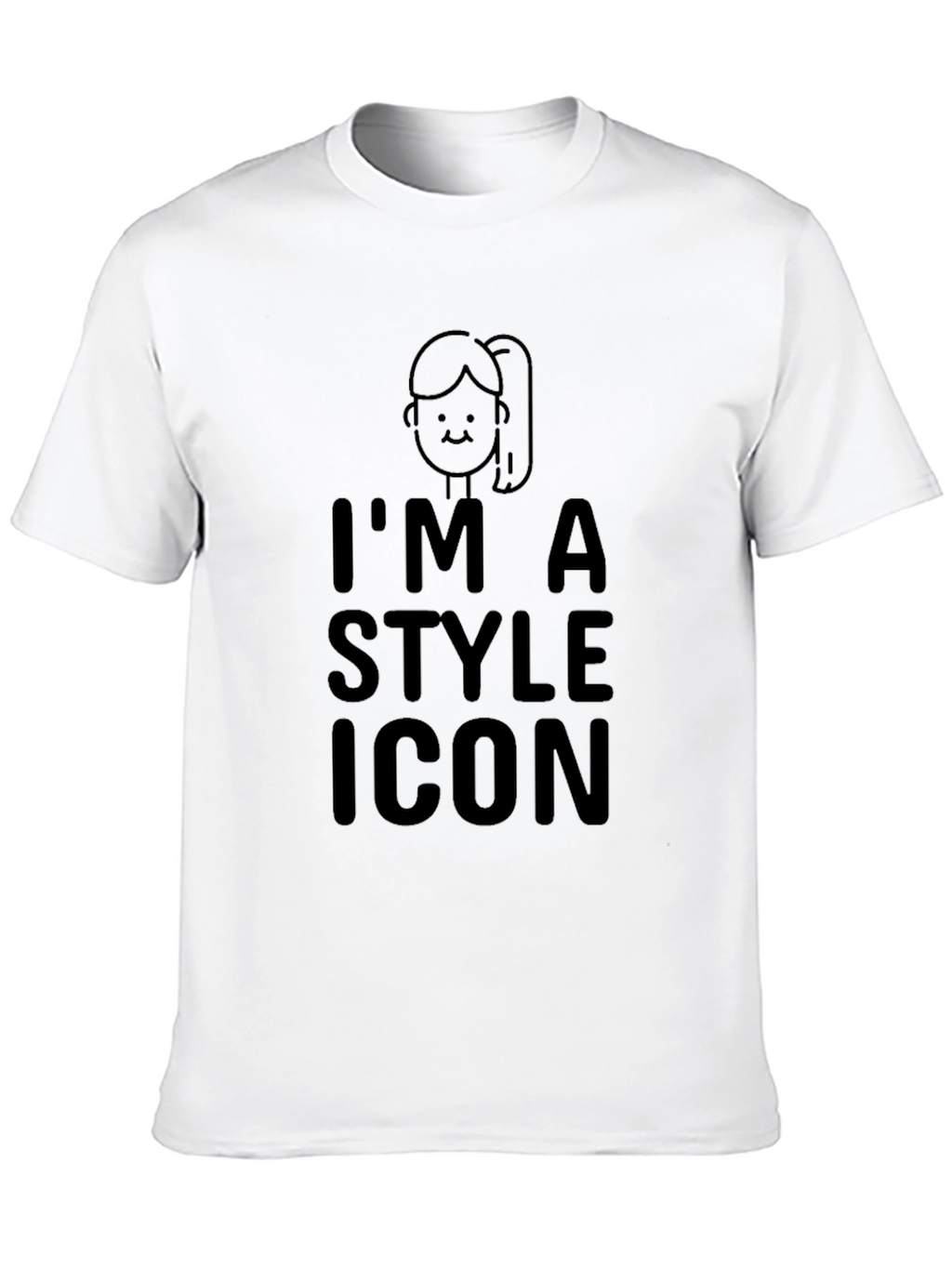 Im A Style Icon Black T-Shirt