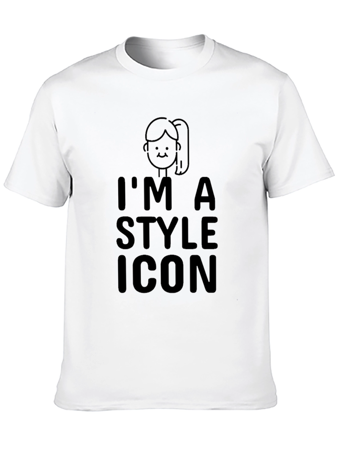 Im A Style Icon Black T-Shirt