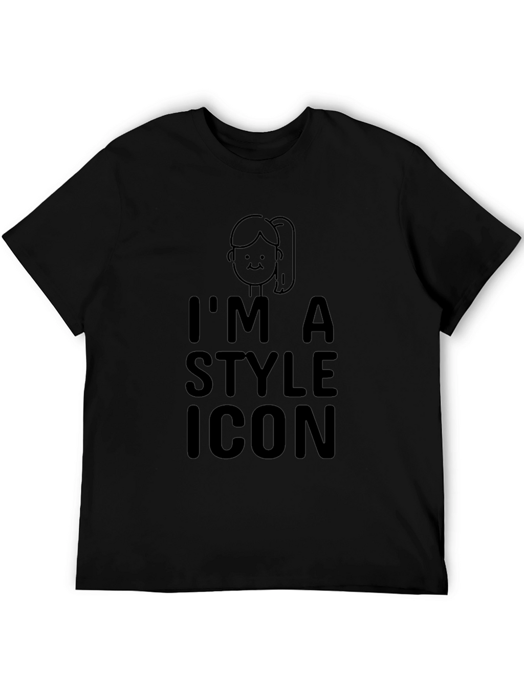 Im A Style Icon Black T-Shirt