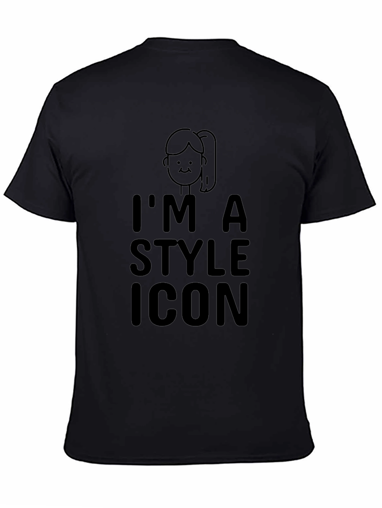 Im A Style Icon Black T-Shirt