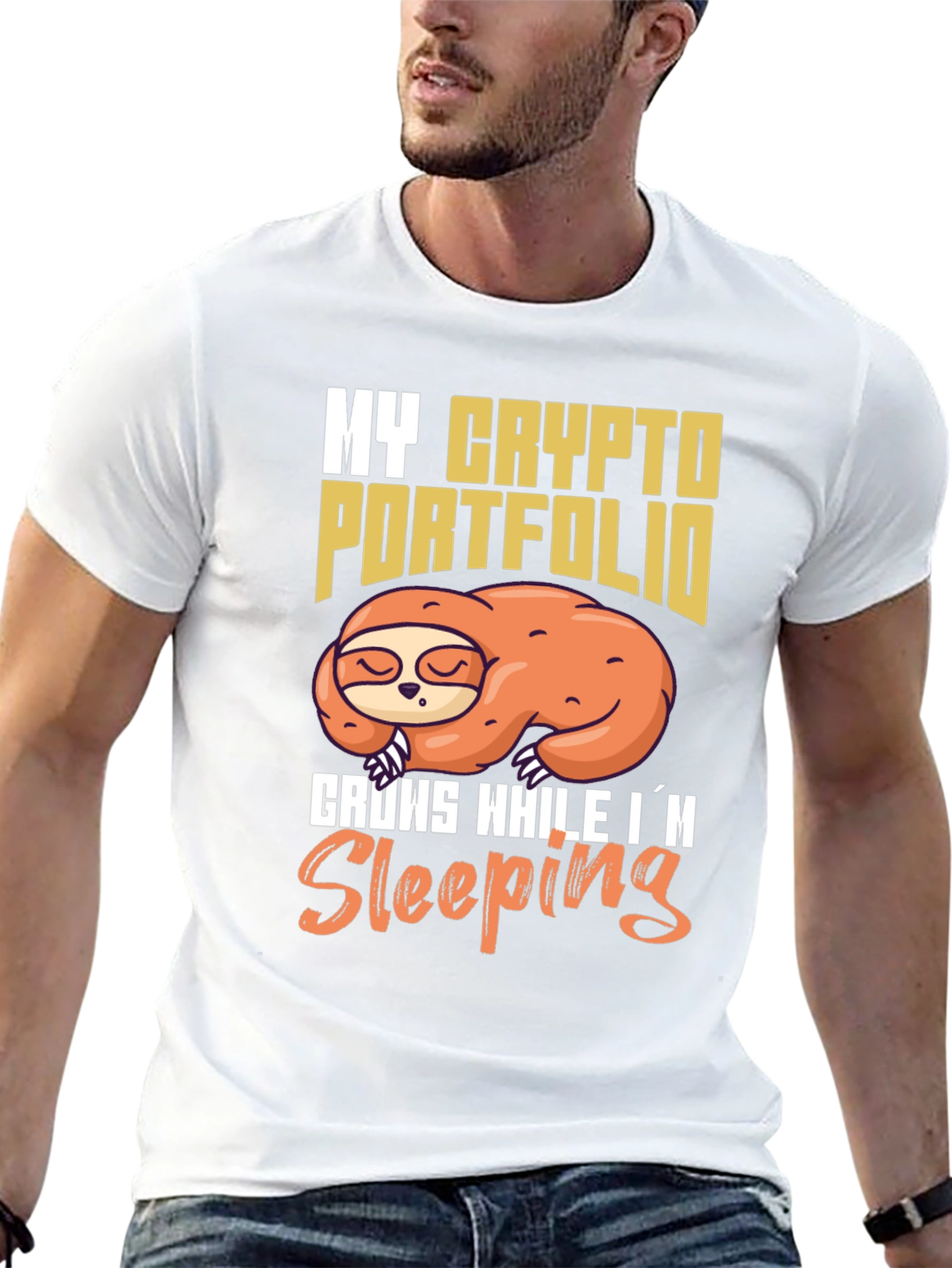 Crypto Portfolio Sloth T-Shirt