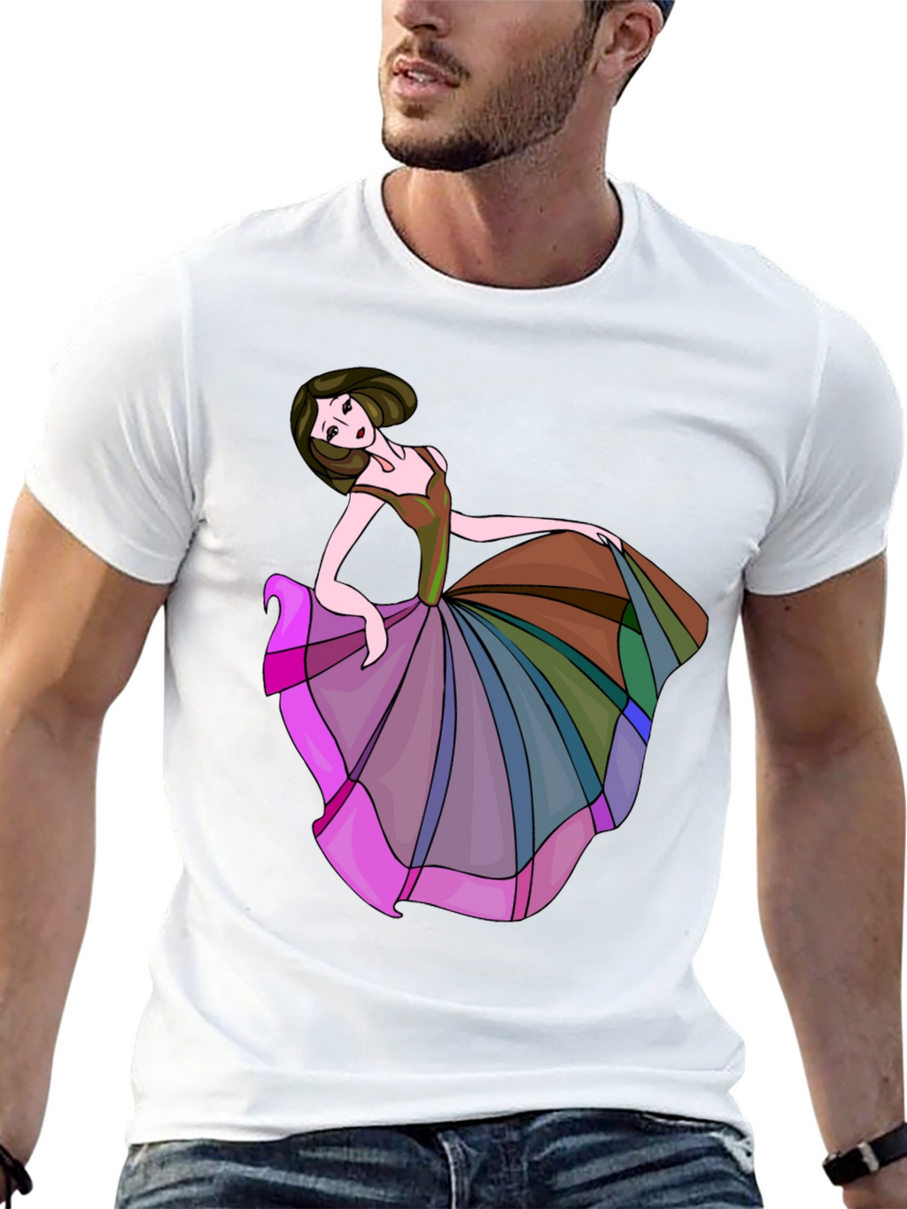 Artistic Dancer Graphic T-Shirt