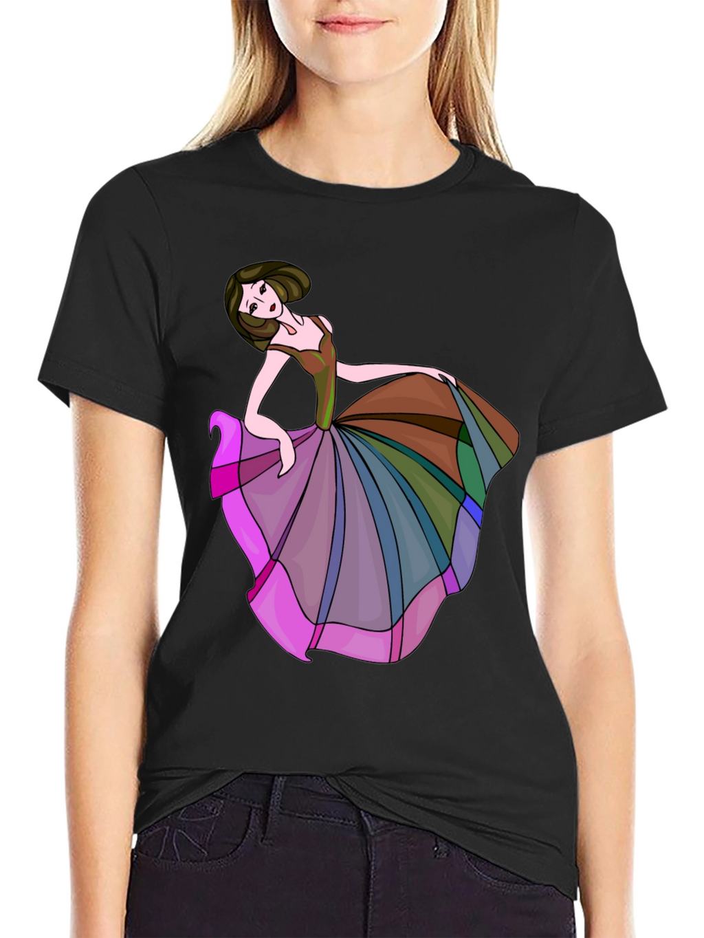 Artistic Dancer Graphic T-Shirt