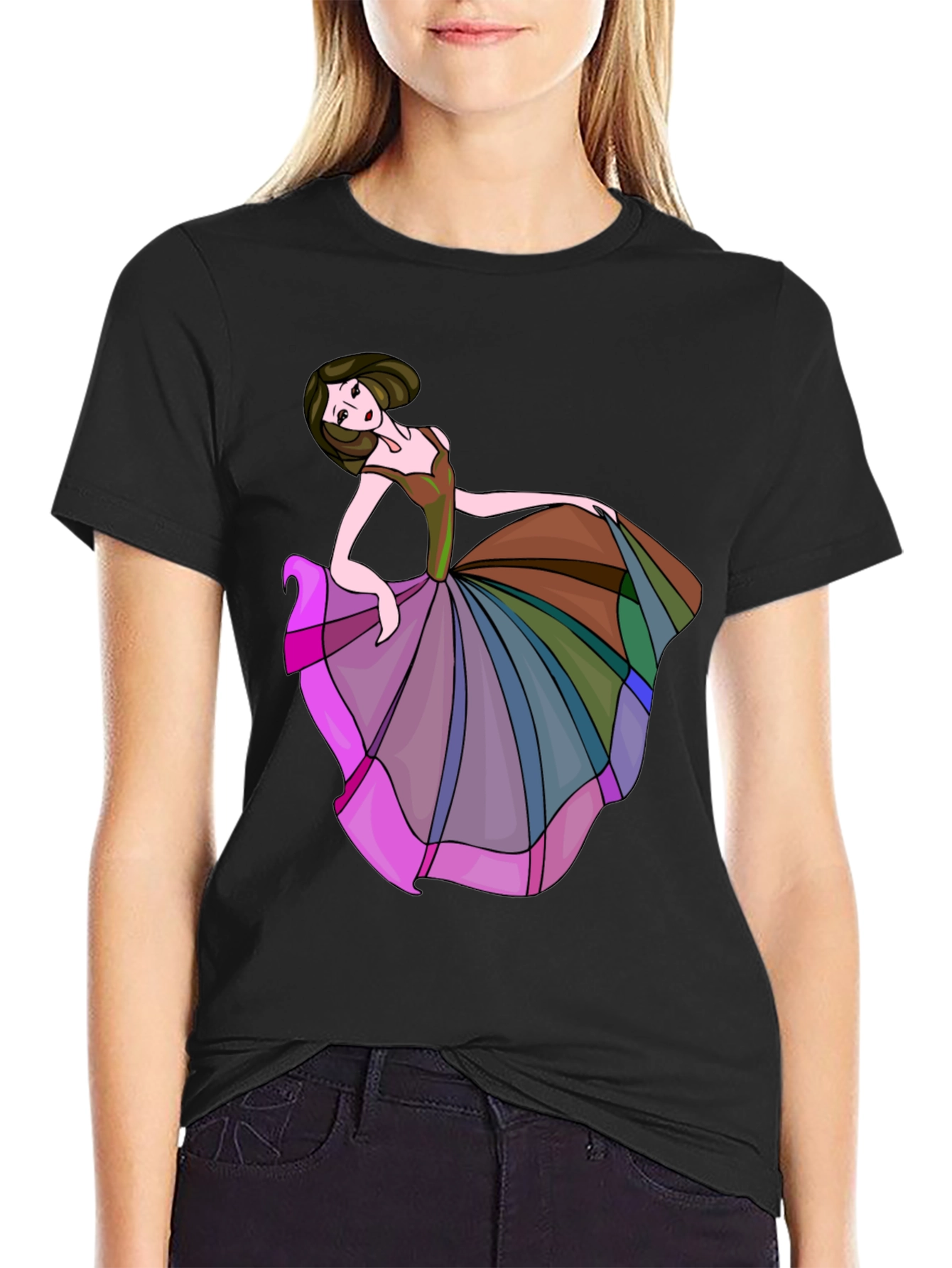 Artistic Dancer Graphic T-Shirt