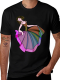Artistic Dancer Graphic T-Shirt