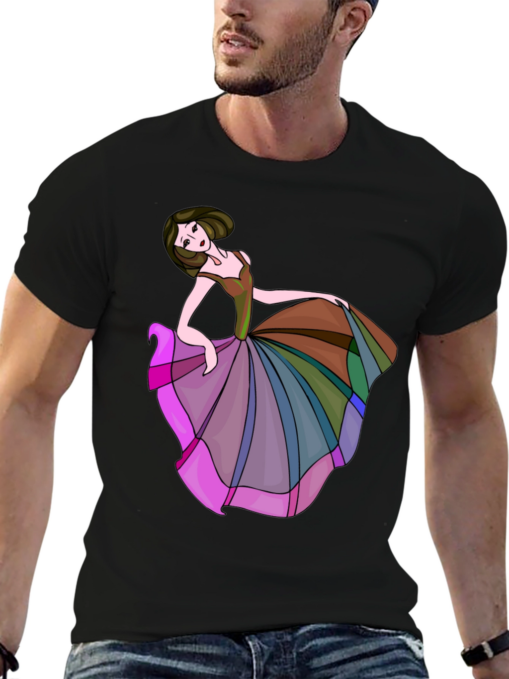 Artistic Dancer Graphic T-Shirt